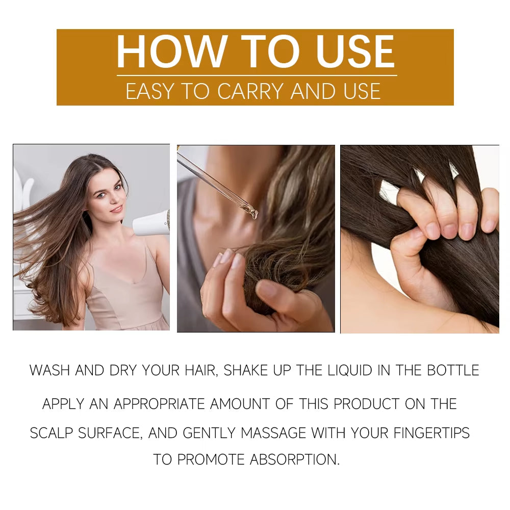 Batana & Caffeine HAIR OIL Reduct Hair Loss Prevent Split Hair Care Product Nourish Moisturize Improve Hair Quality