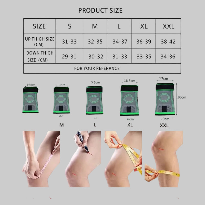 1PCS Adjustable Sports Knee Pad Knee Pain Relief Patella Stabilizer Brace Support for Hiking Soccer Basketball Running Sport