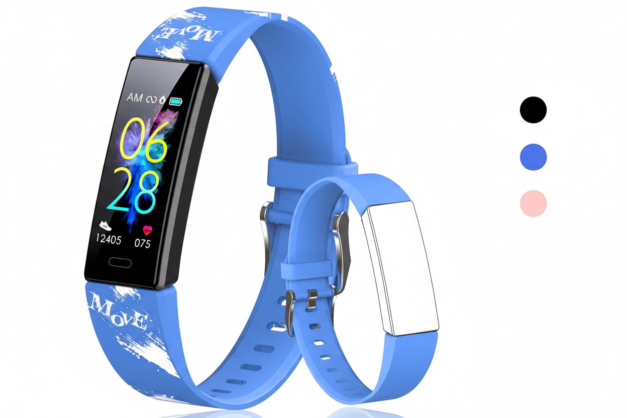 Kids Watch Fitness Tracker, Fitness Watches for Kids, Activity Tracker with Pedometers, Stopwatch, IP68 Waterproof, 11 Sport Modes Smart Watch for Kids Age 6-16 Years Old